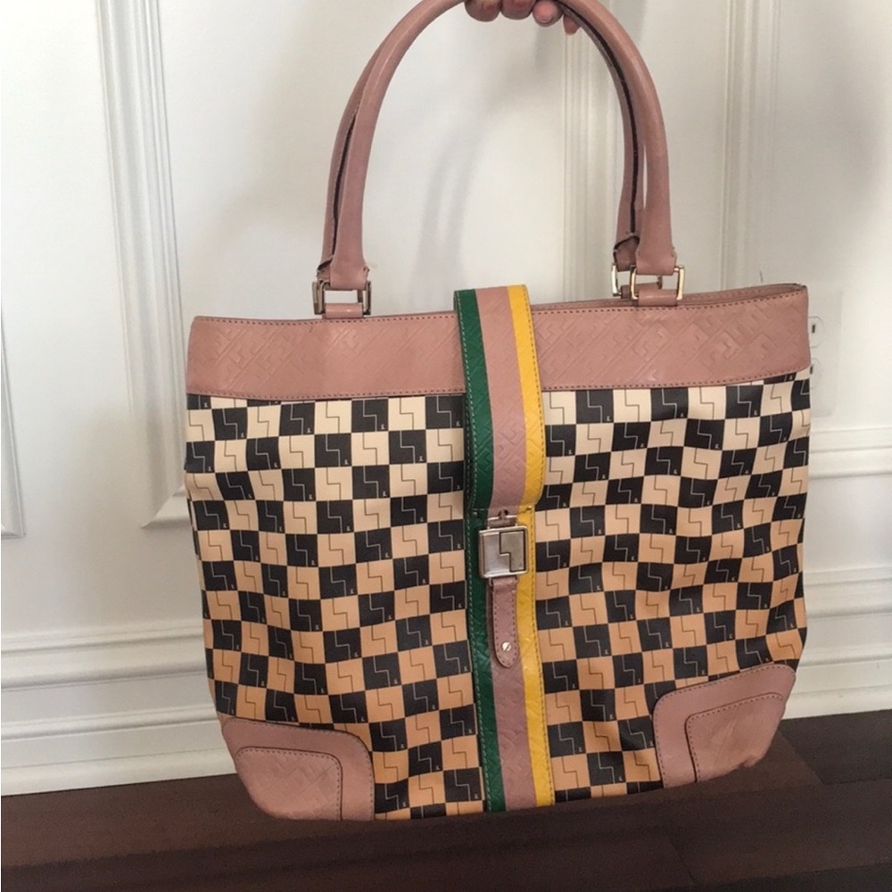 L.A.M.B. Checkered handbag